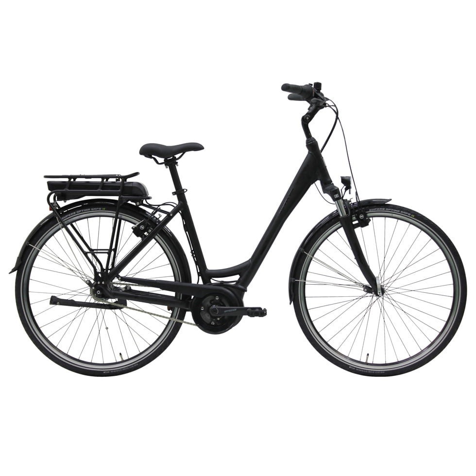 e-bike-kettler-E-traveller-7RT Schwarzes e-bike von Kettler E-Traveller 7RT auf weißem Hintergrund